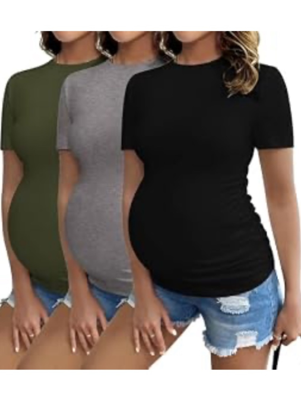 Ekouaer Maternity Tops